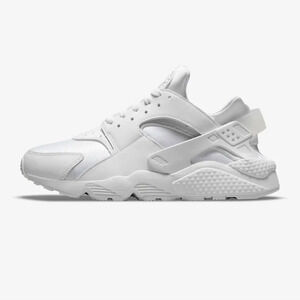 Nike Huarache Triple White Sneakers SKU 318429-111 Size Men's 8 Women's 9.5